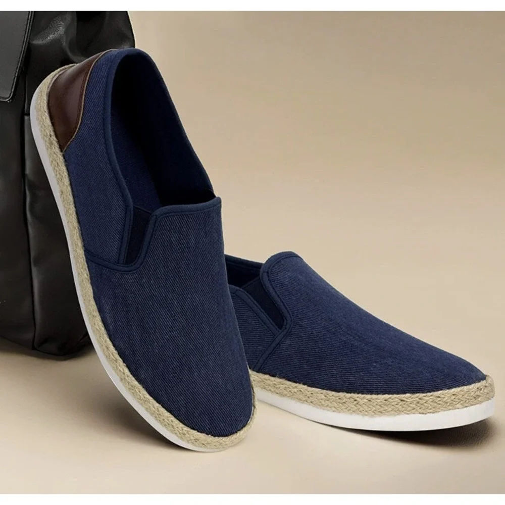 TOBER Men's Casual Slip-on Loafers Boat Shoes Non-Slip Walking Shoes 8.5